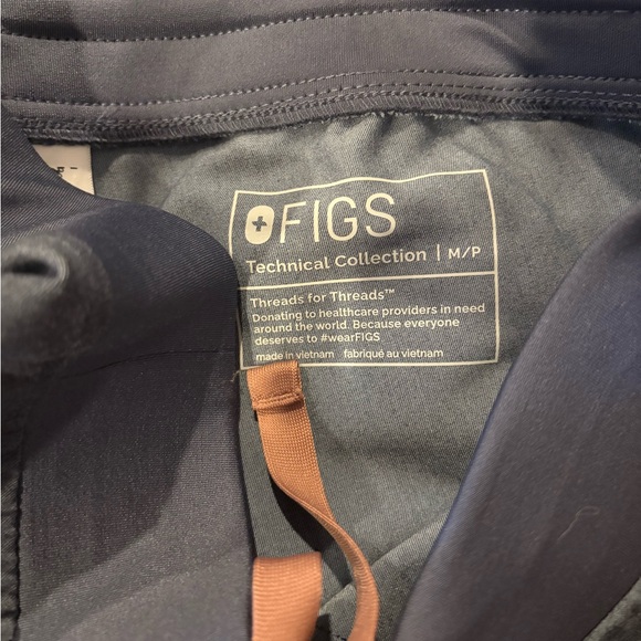 Figs Zamora Jogger - Petite, Heather Denim - Picture 3 of 4